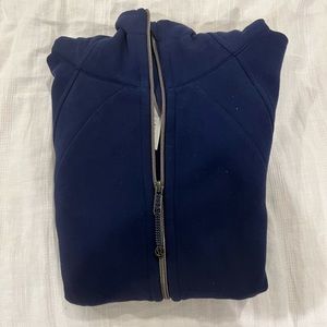 Dark Blue Lululemon Scuba Full Zip